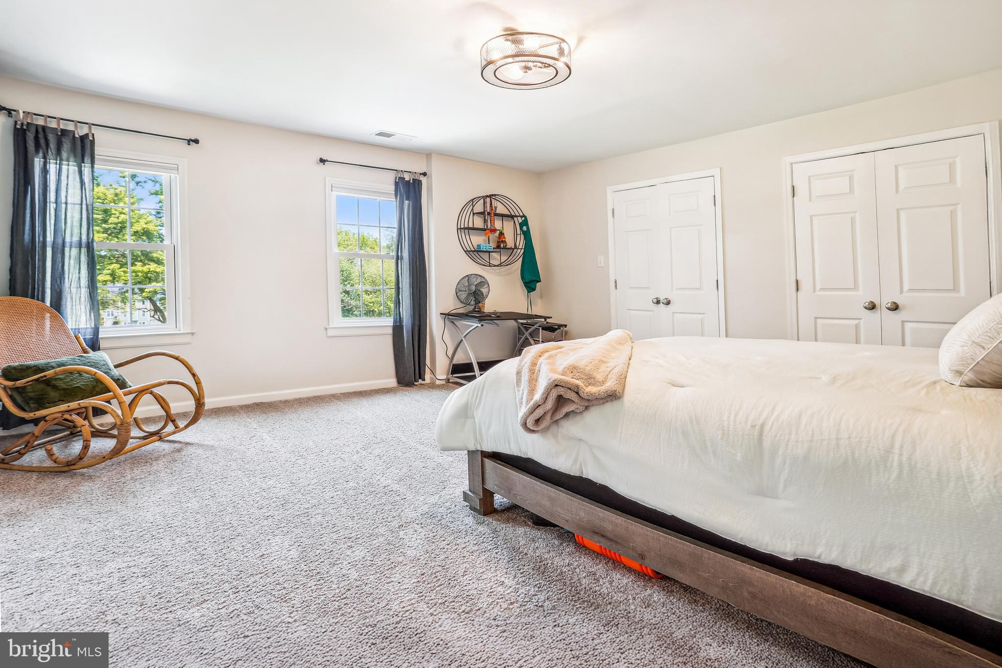 8730 Mapleville Road Union Bridge, MD 21791 - Photo 26 of 50 a spacious bedroom with a bed and a window