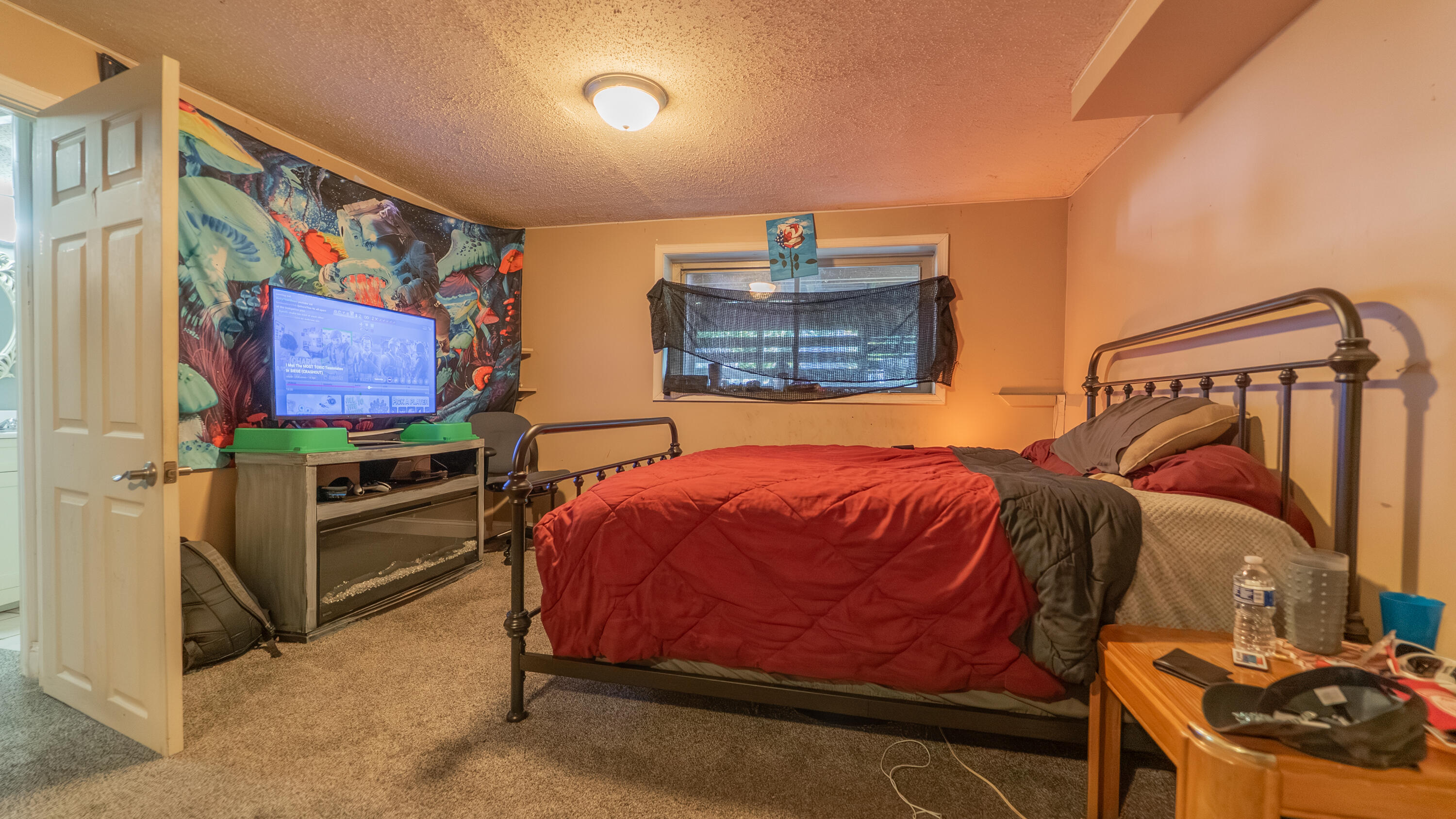 629 West South Street Crown Point, IN 46307 - Photo 18 of 23 a bedroom with a bed and a painting on the wall