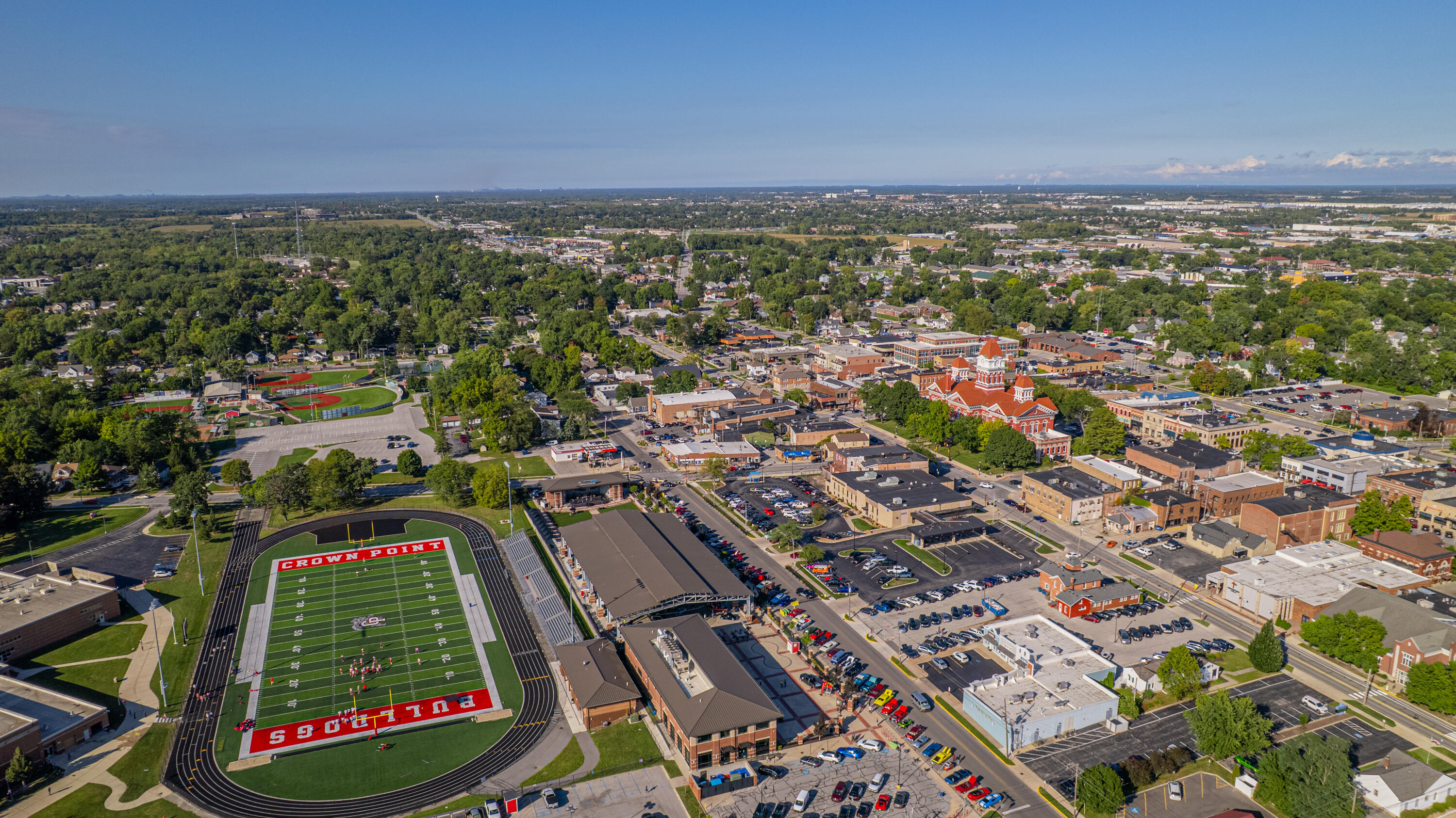 629 West South Street Crown Point, IN 46307 - Photo 23 of 23 an aerial view of a city