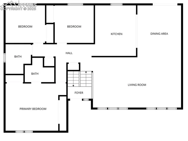 a picture of a floor plan