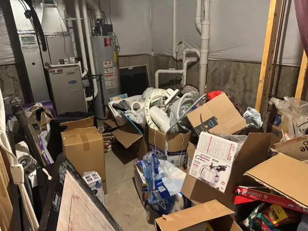 a view of storage and utility room