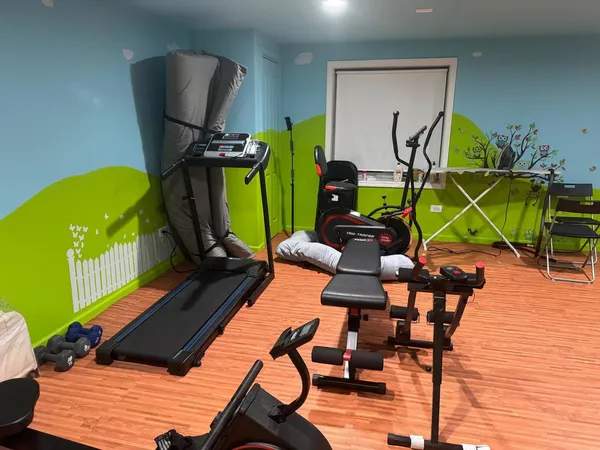 a view of a entryway with wooden floor