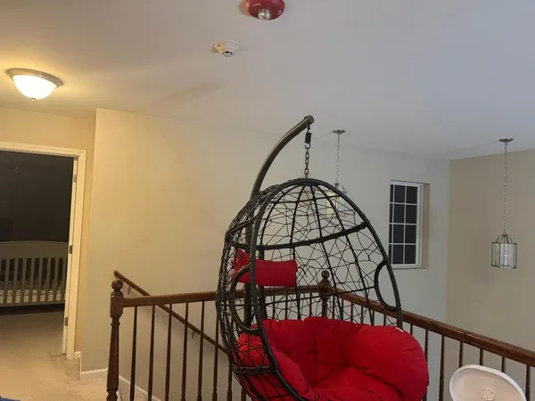 a view of a livingroom with furniture