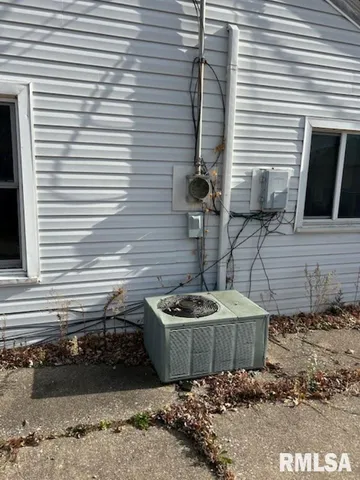 a backyard of a house