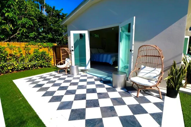 a black and white checkered floor with a black white checkered floor