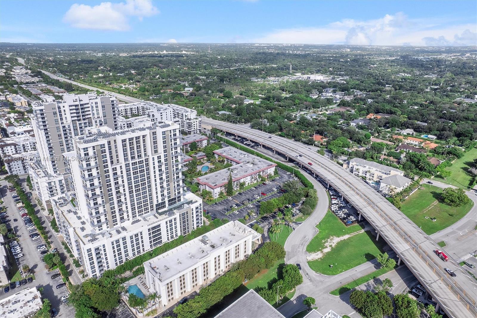8107 Southwest 72nd Avenue, Unit 201E Miami, FL 33143 - Photo 28 of 29 a view of city with balcony