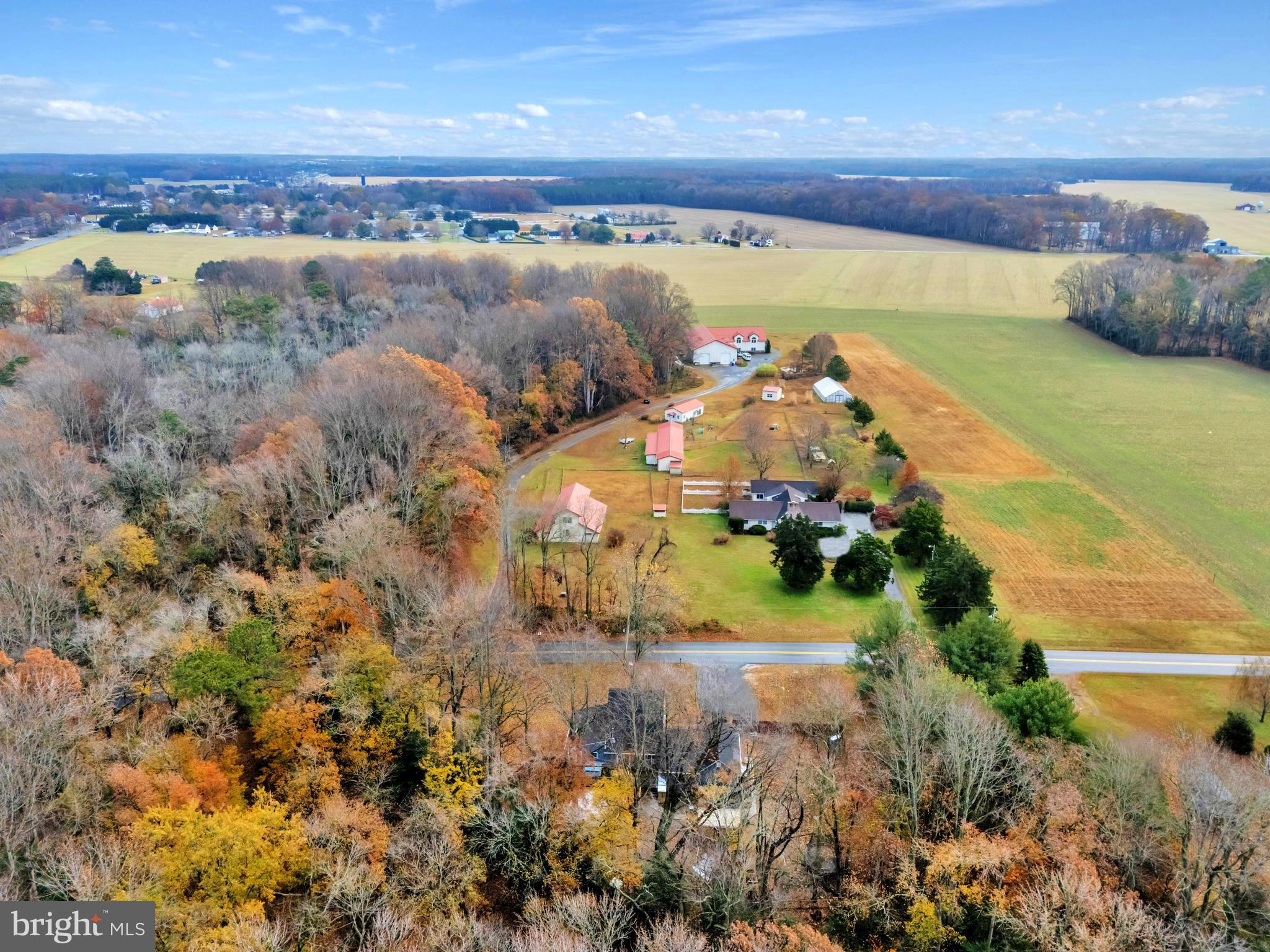 18526 Cool Spring Road Milton, DE 19968 - Photo 56 of 70 an aerial view of residential houses with outdoor space