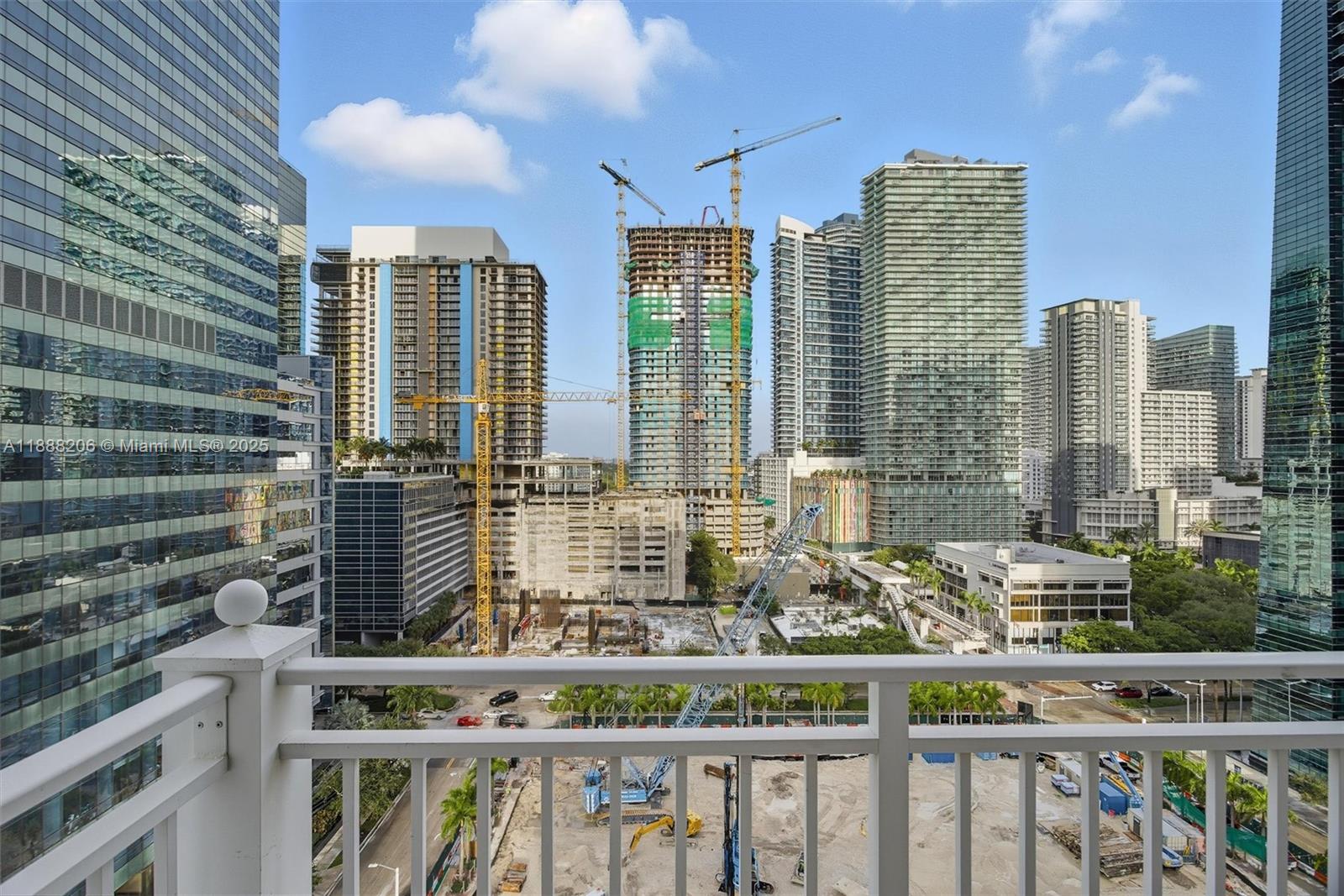 185 Southeast 14th Terrace, Unit 1709 Miami, FL 33131 - Photo 14 of 31 a view of a balcony with outdoor space