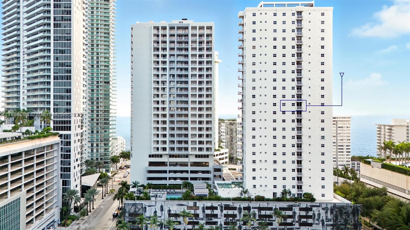 185 Southeast 14th Terrace, Unit 1709 Miami, FL 33131 - Photo 23 of 31 a view of a city with tall buildings