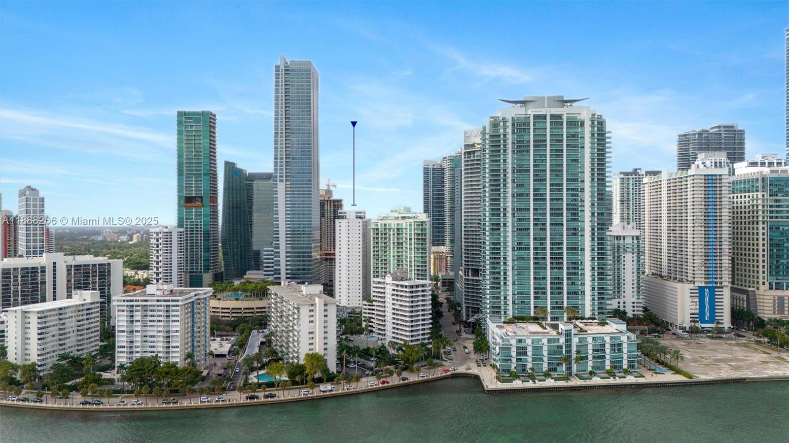 185 Southeast 14th Terrace, Unit 1709 Miami, FL 33131 - Photo 24 of 31 a view of a city with tall buildings