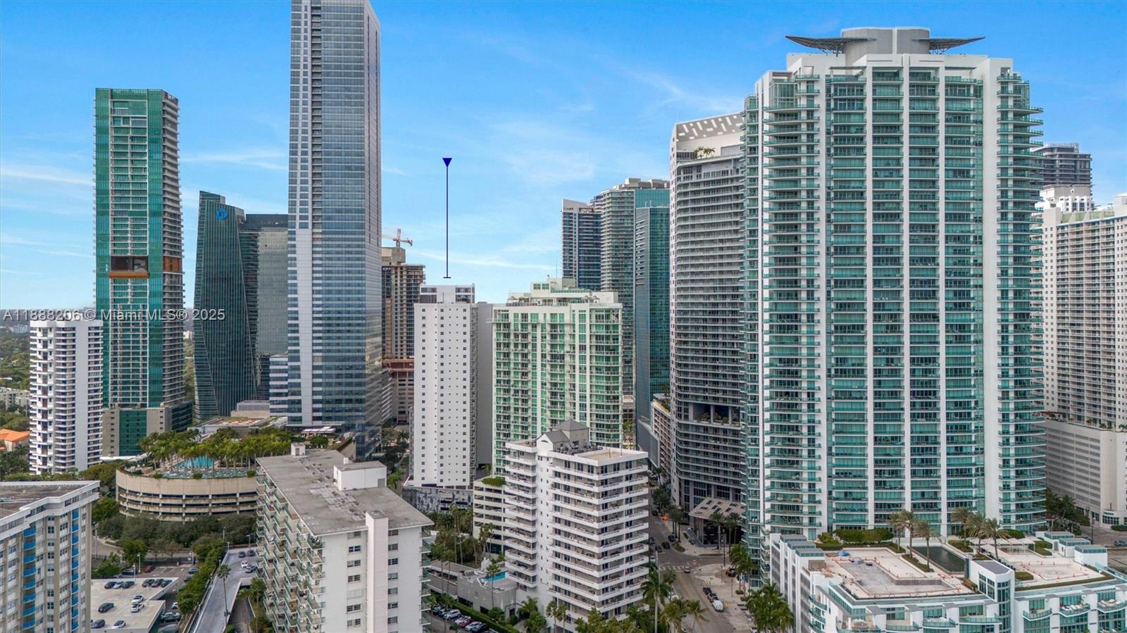 185 Southeast 14th Terrace, Unit 1709 Miami, FL 33131 - Photo 30 of 31 a view of balcony with city view
