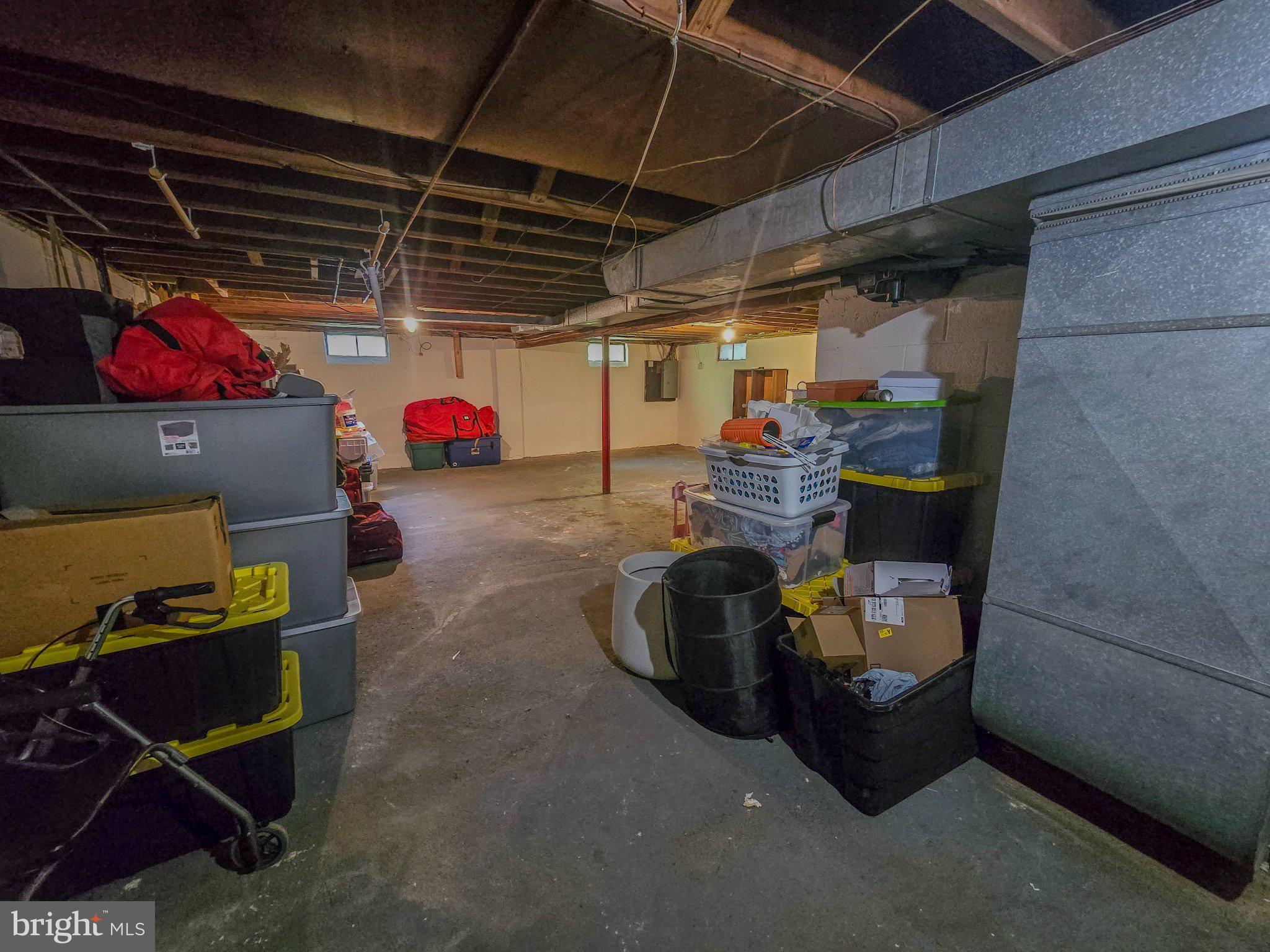 33 Delwood Road Cherry Hill, NJ 08002 - Photo 20 of 27 Spacious basement with ample storage.