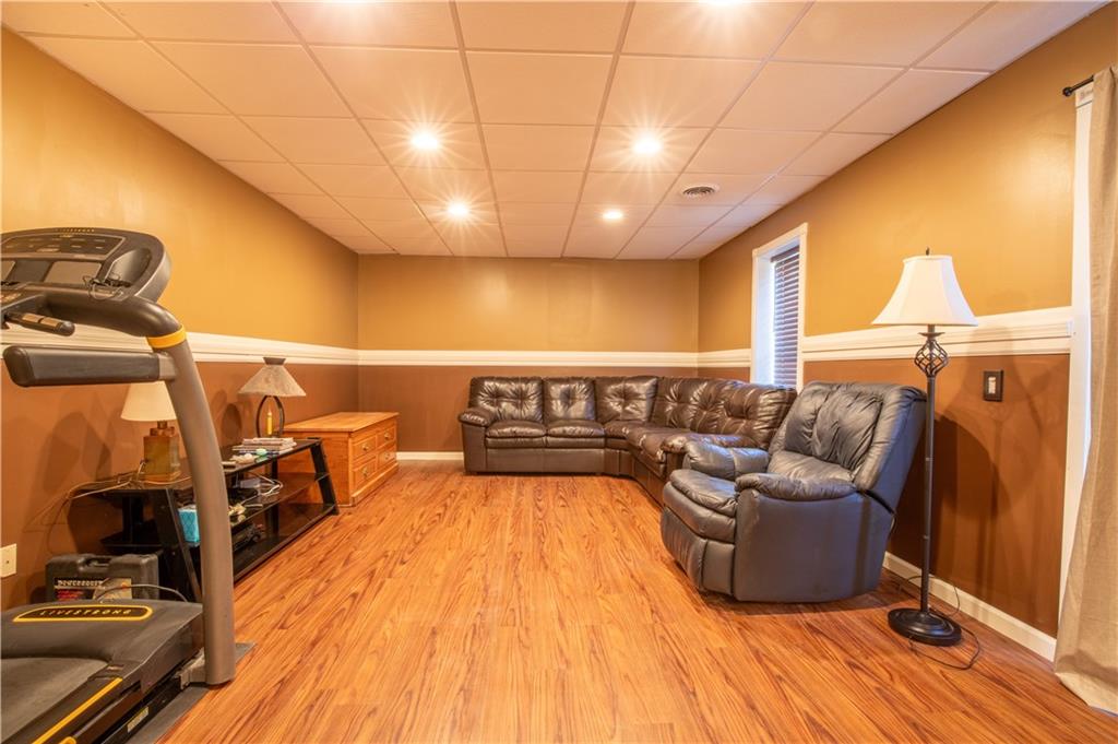 505 Greenbriar Road Dunbar, PA 15431 - Photo 34 of 43 a living room with furniture and a wooden floor