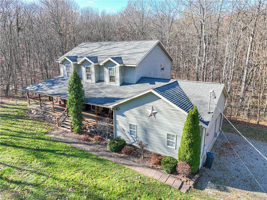 505 Greenbriar Road Dunbar, PA 15431 - Photo 36 of 43 a aerial view of a house with a yard