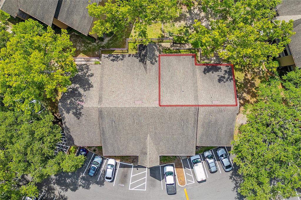 627 Dory Lane, Unit 304 Altamonte Springs, FL 32714 - Photo 2 of 28 an aerial view of a chairs and table in the patio