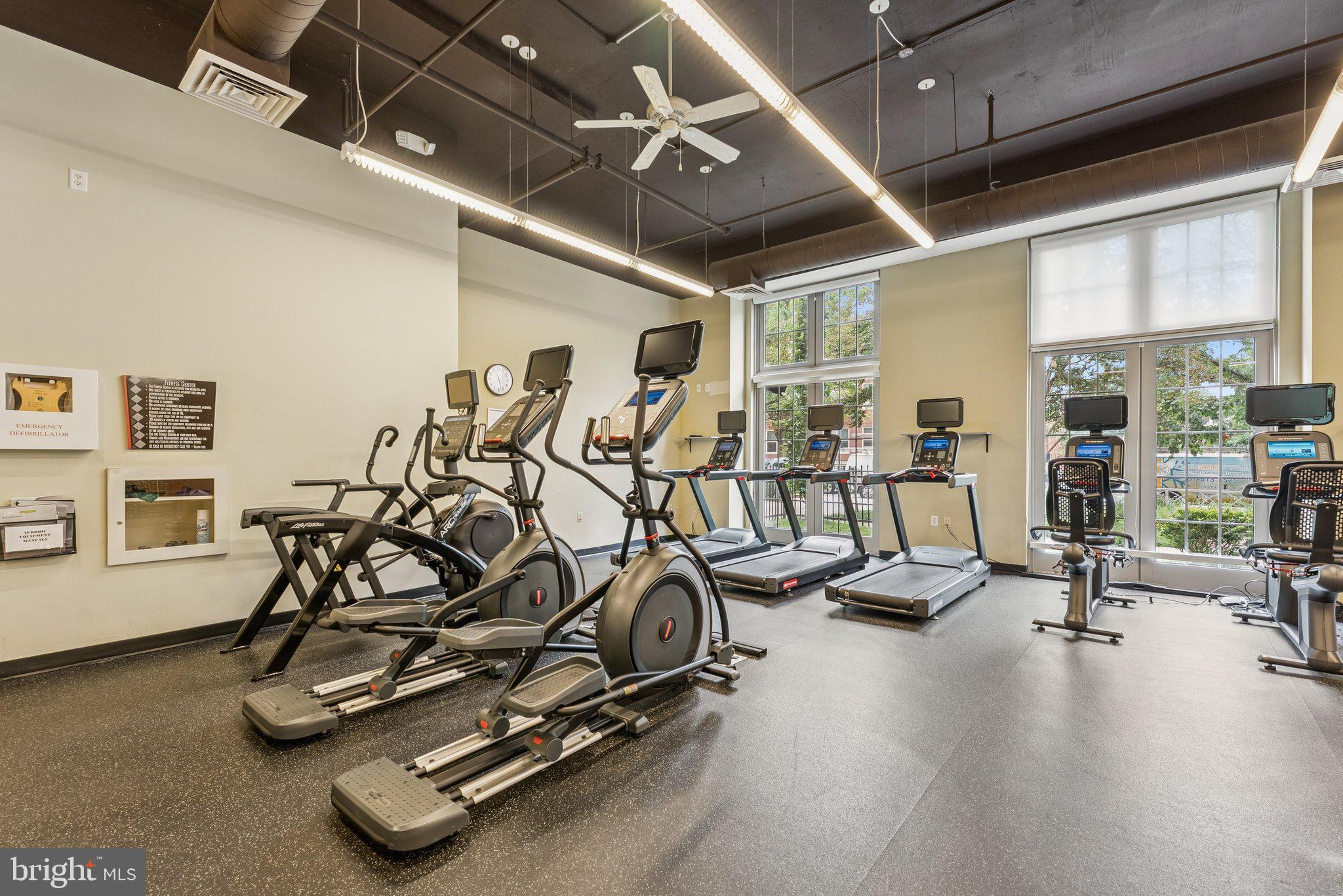 1391 Pennsylvania Ave. Southeast, Unit 403 Washington, DC 20003 - Photo 21 of 34 a view of a room with gym equipment