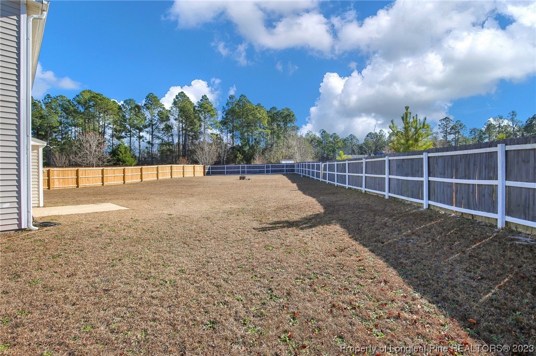 84 Loyalist Road Cameron, NC 28326 - Photo 5 of 40 a view of a yard with wooden fence