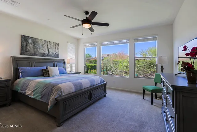 a outdoor view with a sitting space