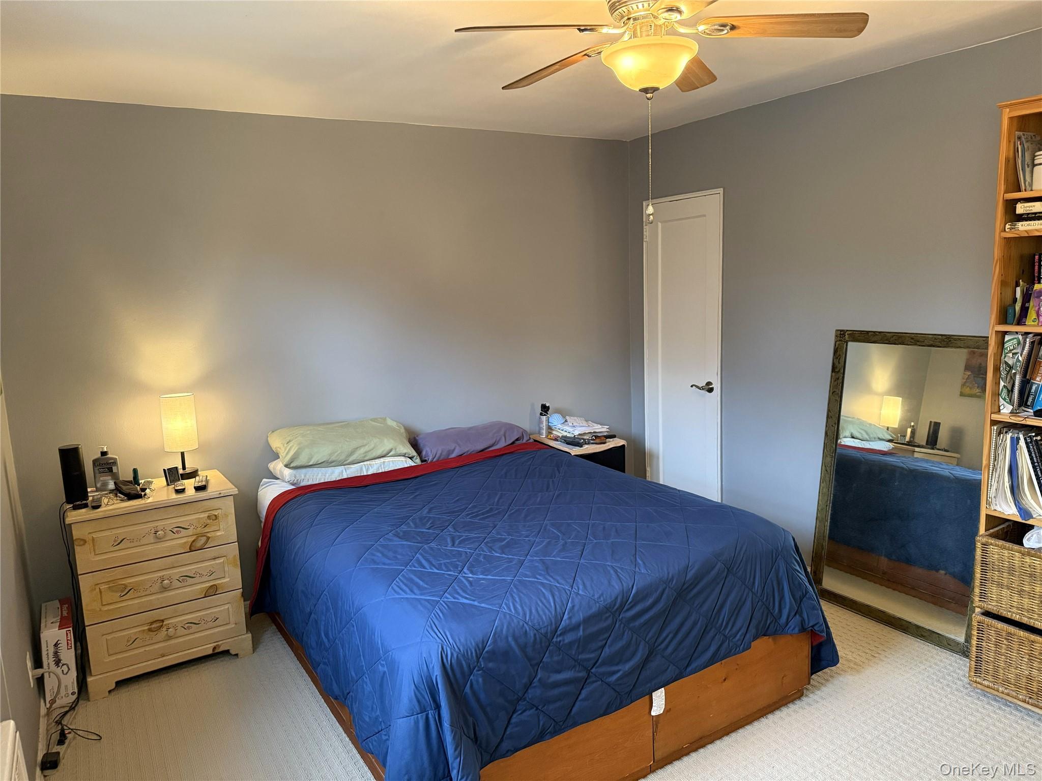 245-48 62nd Avenue, Unit UPPER 2/3BR Queens, NY 11362 - Photo 29 of 29 a bedroom with a bed and a chandelier