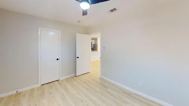 a view of an empty room