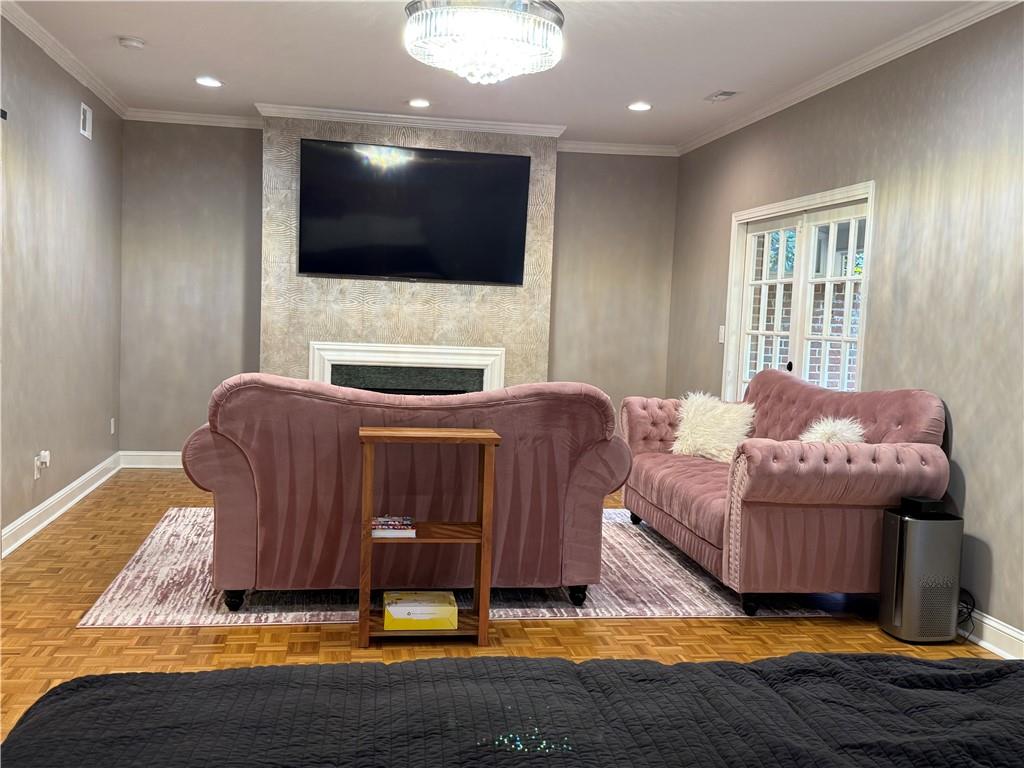 3508 Paces Place Northwest Atlanta, GA 30327 - Photo 13 of 25 a living room with furniture and a flat screen tv