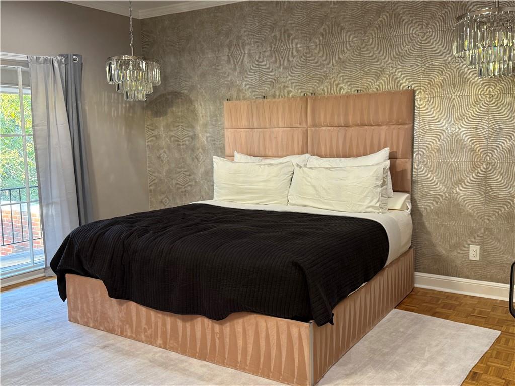 3508 Paces Place Northwest Atlanta, GA 30327 - Photo 14 of 25 a bedroom with a bed and a window