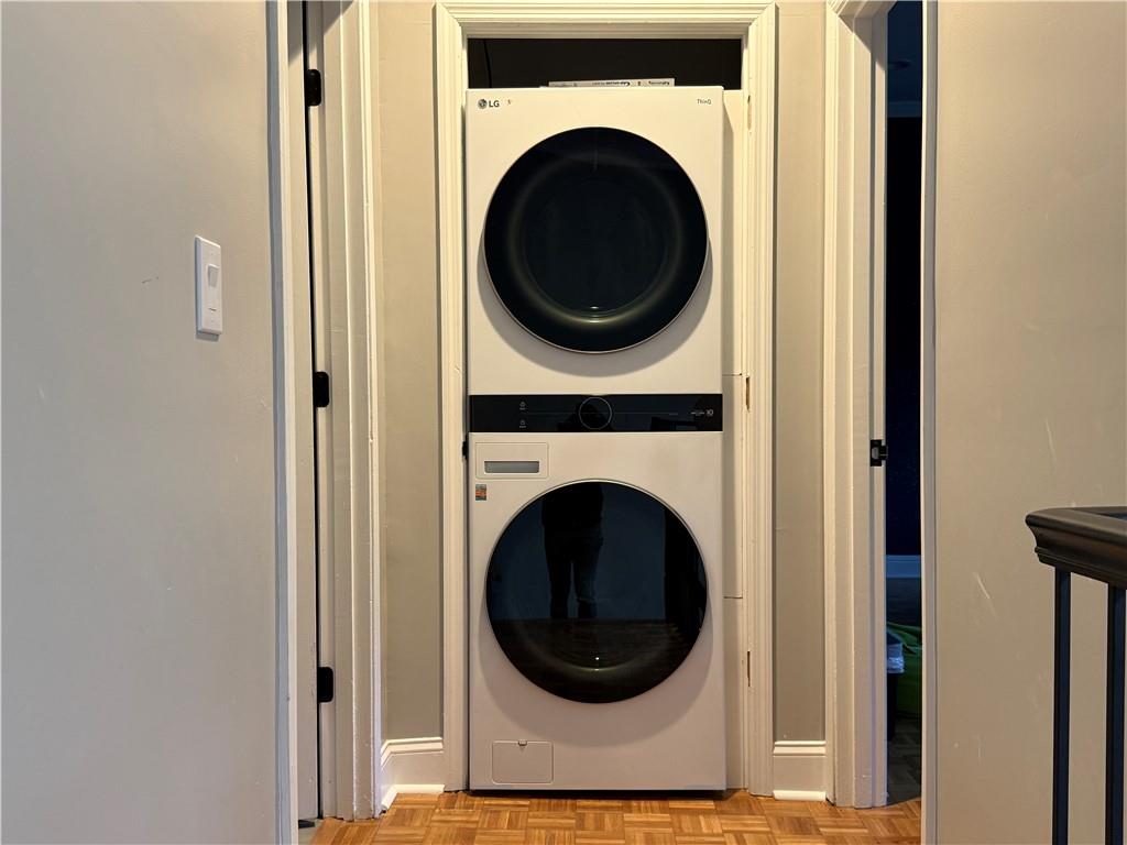 3508 Paces Place Northwest Atlanta, GA 30327 - Photo 25 of 25 a view of a hallway with washer and dryer