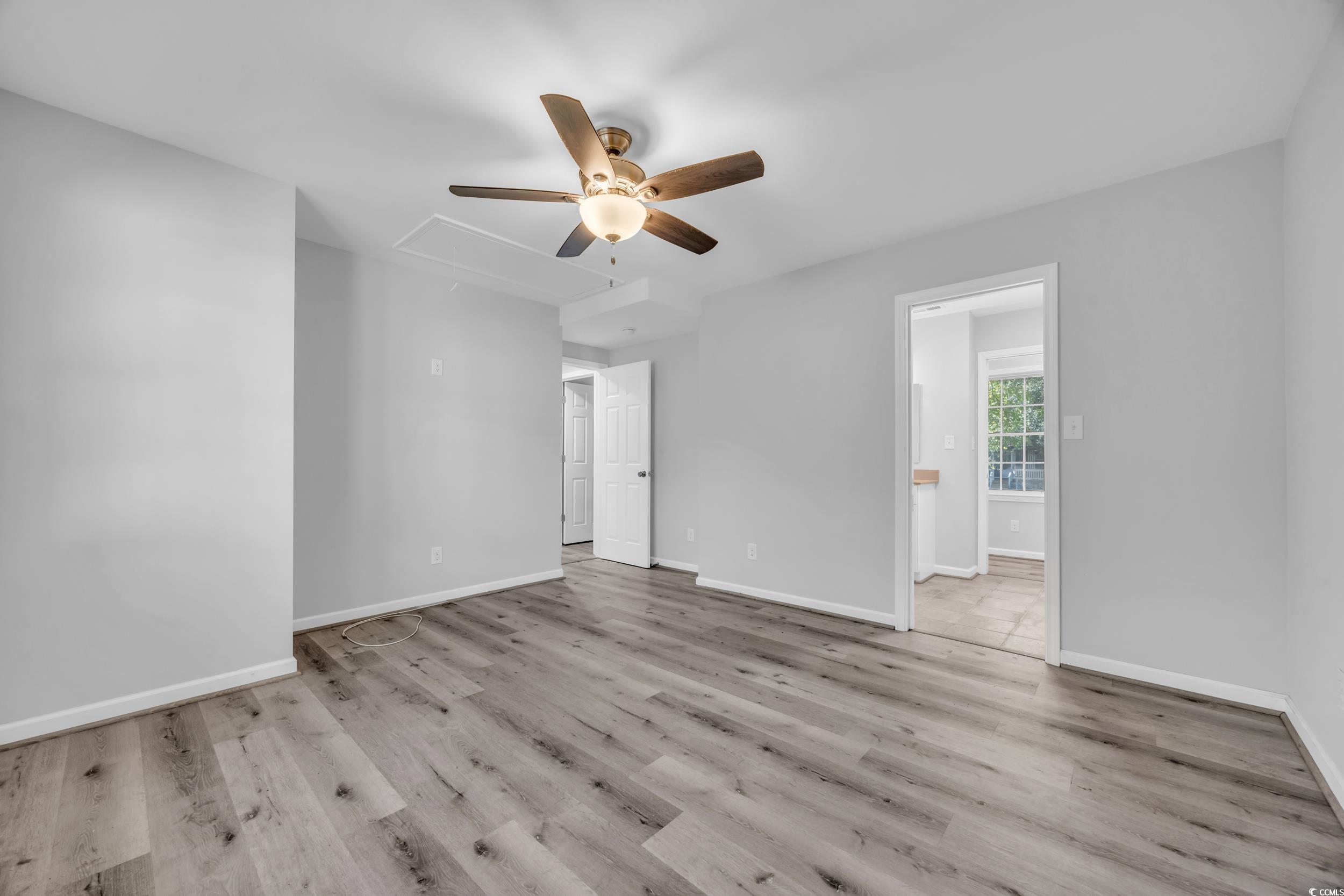 607 Jefferson Way Conway, SC 29526 - Photo 19 of 28 Spare room with light hardwood / wood-style floors
