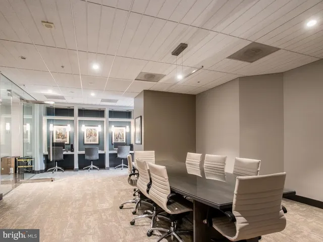 a view of a hallway with a elevator