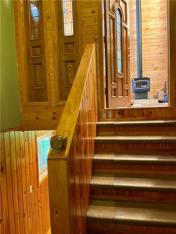4612 Gaslyn Road Webster, WI 54893 - Photo 32 of 51 stairway in main entry