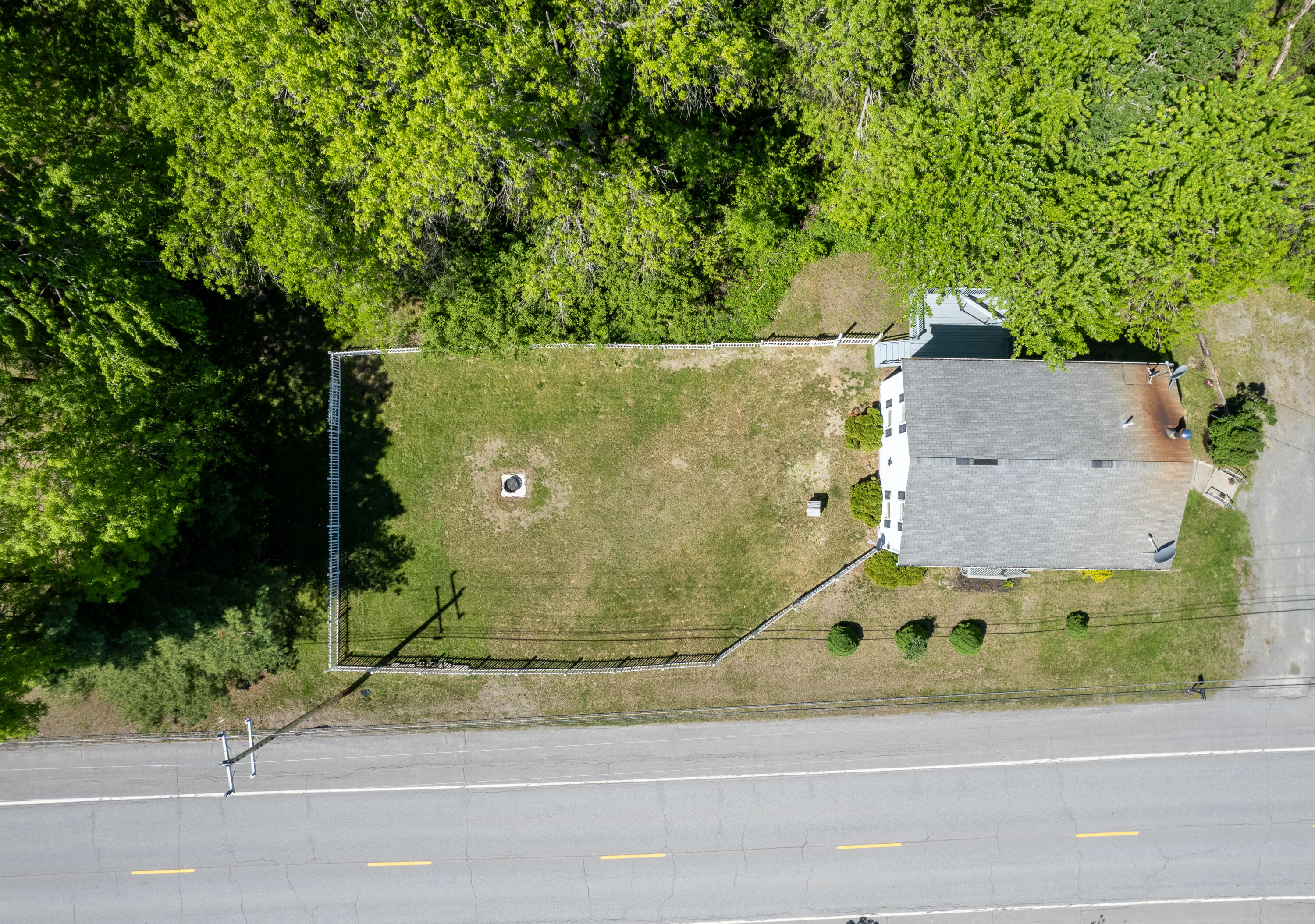 1204 Main Road Milford, ME 04461 - Photo 45 of 49 Top Down house yard-20240525-DJI_0001-HD