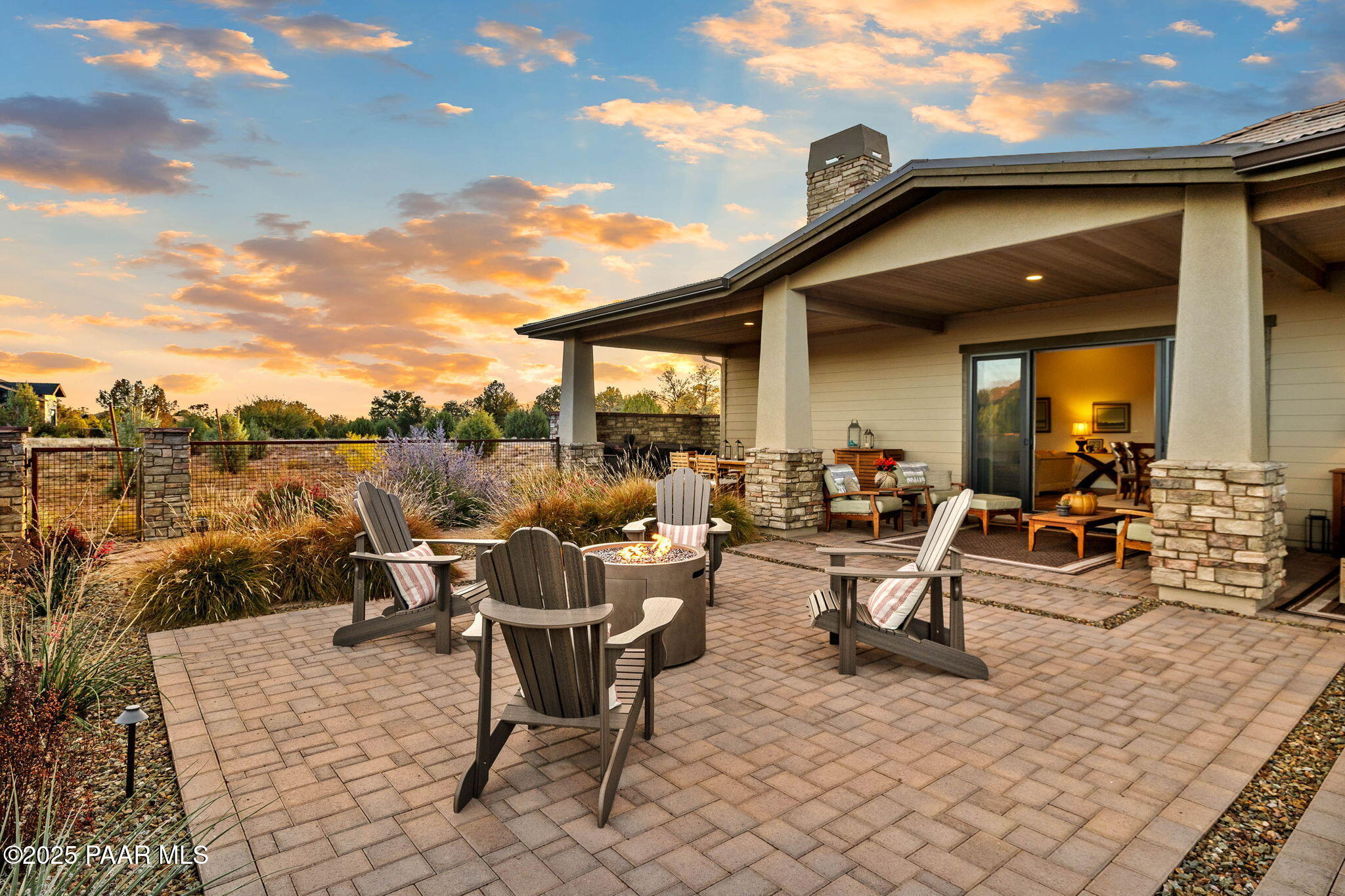 15505 North Double Adobe Road Prescott, AZ 86305 - Photo 56 of 84 a view of a patio with chairs and tables