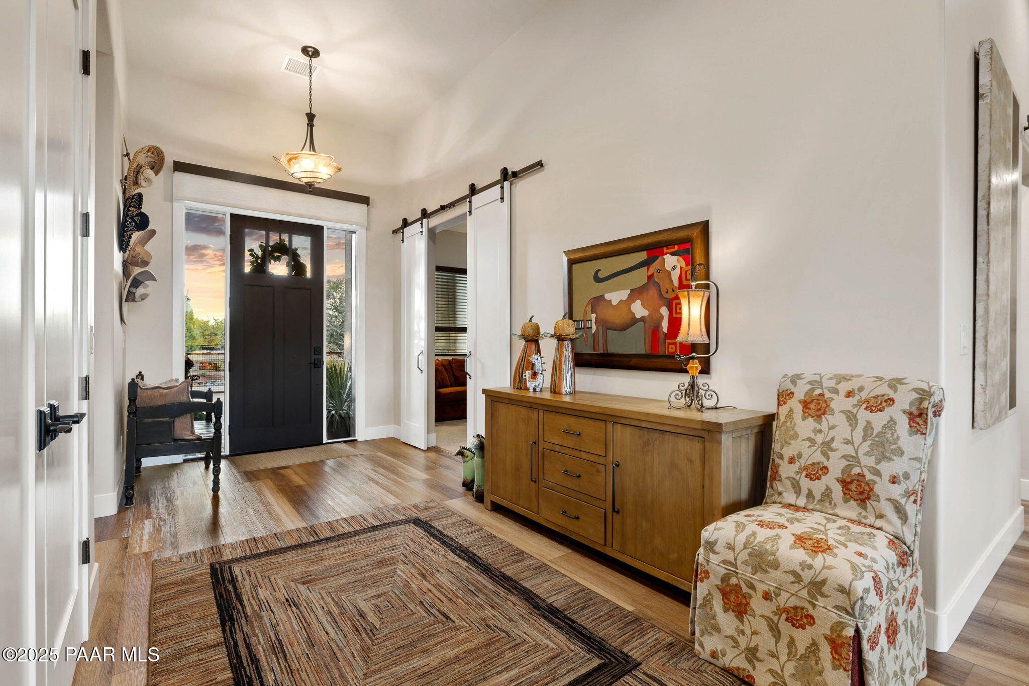 15505 North Double Adobe Road Prescott, AZ 86305 - Photo 8 of 84 a living room with furniture and a flat screen tv