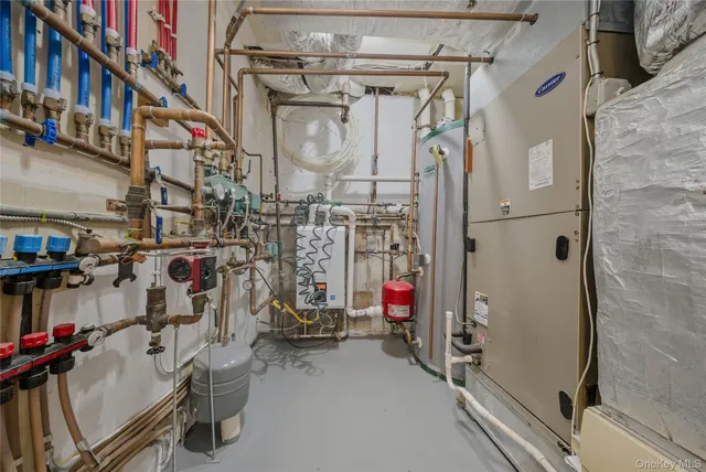 a view of storage and utility room