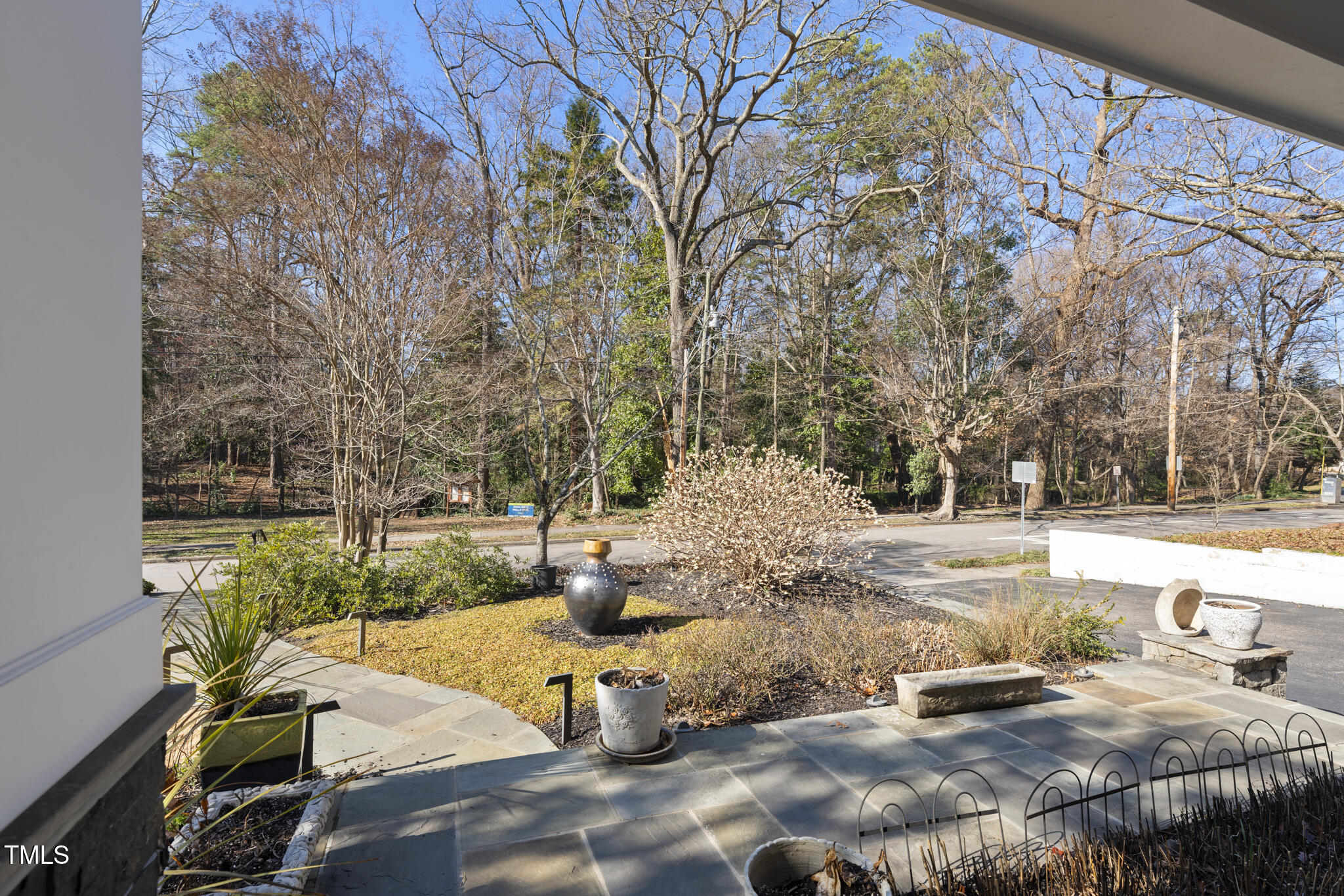 920 West Johnson Street Raleigh, NC 27605 - Photo 29 of 42 a view of backyard with swimming pool