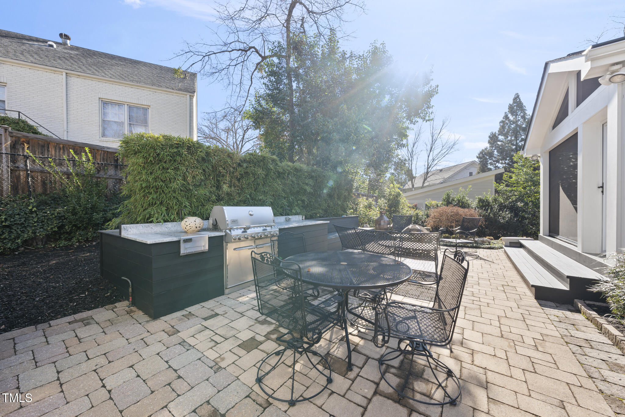 920 West Johnson Street Raleigh, NC 27605 - Photo 32 of 42 a view of a backyard with sitting area