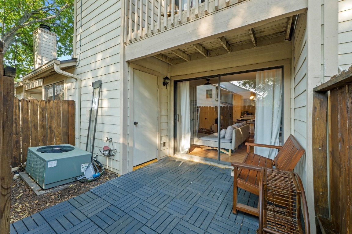 3801 Menchaca Road, Unit 5 Austin, TX 78704 - Photo 32 of 40 a outdoor space view with a sitting space