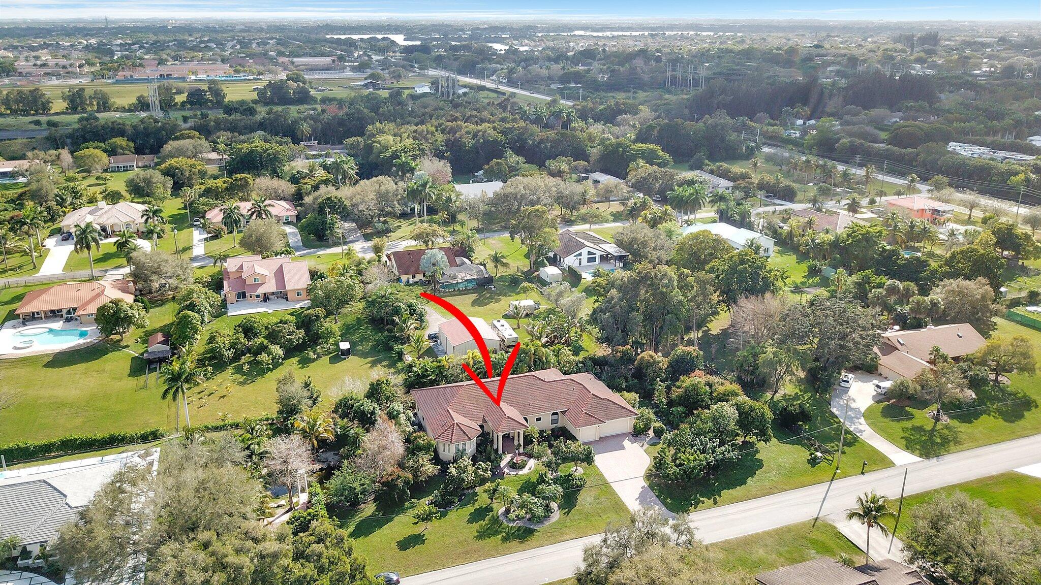 17030 Southwest 63rd Manor Southwest Ranches, FL 33331 - Photo 38 of 44 37 Birds Eye View