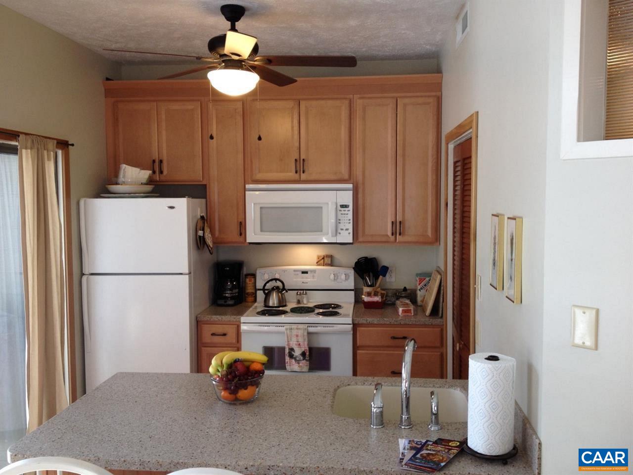 452 Three Ridges, Unit 452 Roseland, VA 22967 - Photo 5 of 28 a kitchen with refrigerator and cabinets