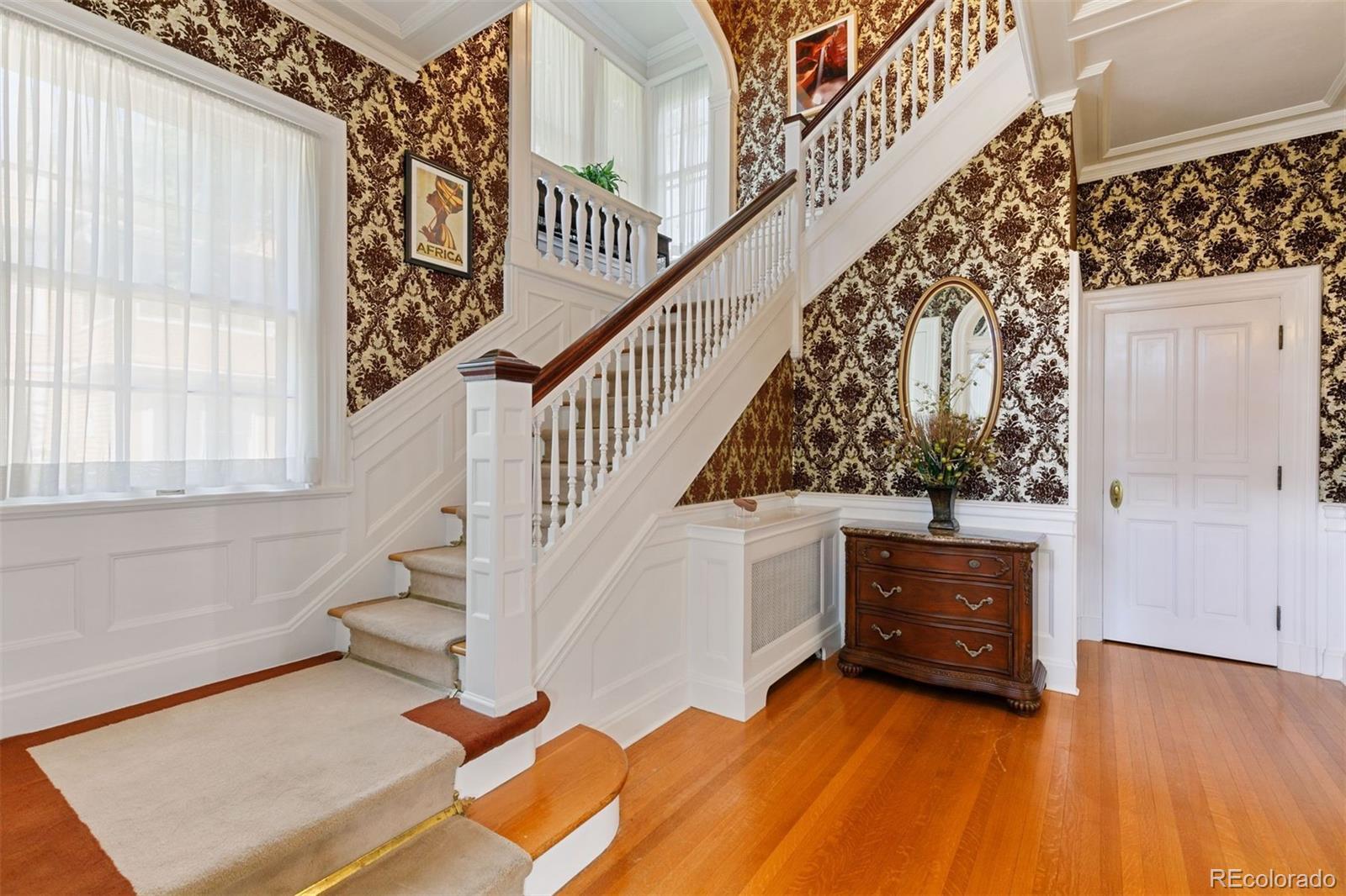 1415 North Cascade Avenue Colorado Springs, CO 80907 - Photo 11 of 48 a view of entryway and hall with wooden floor