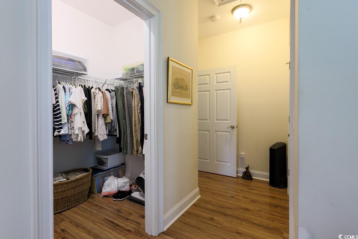 5900 Pope Martin Road Conway, SC 29527 - Photo 13 of 31 Corridor featuring wood finished floors and baseboards