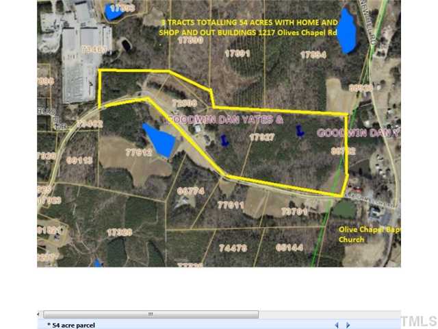 Olives Chapel Road, Unit D Apex, NC 27502 - Photo 2 of 10 THIS WAS THE ORIGINAL CONFIGURATION BEFORE SOIL TESTING AND NOW SURVEYING INTO MINI-FARM SIZED PARCELS.<BR/>CALL AGENT ABOUT HOME WITH 13 ACRES AND SEPARATE 15 ACRE & 13 ACRES PARCELS.