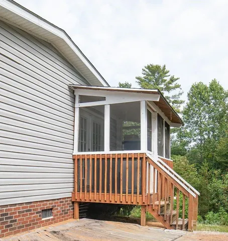 a view of a house with a window