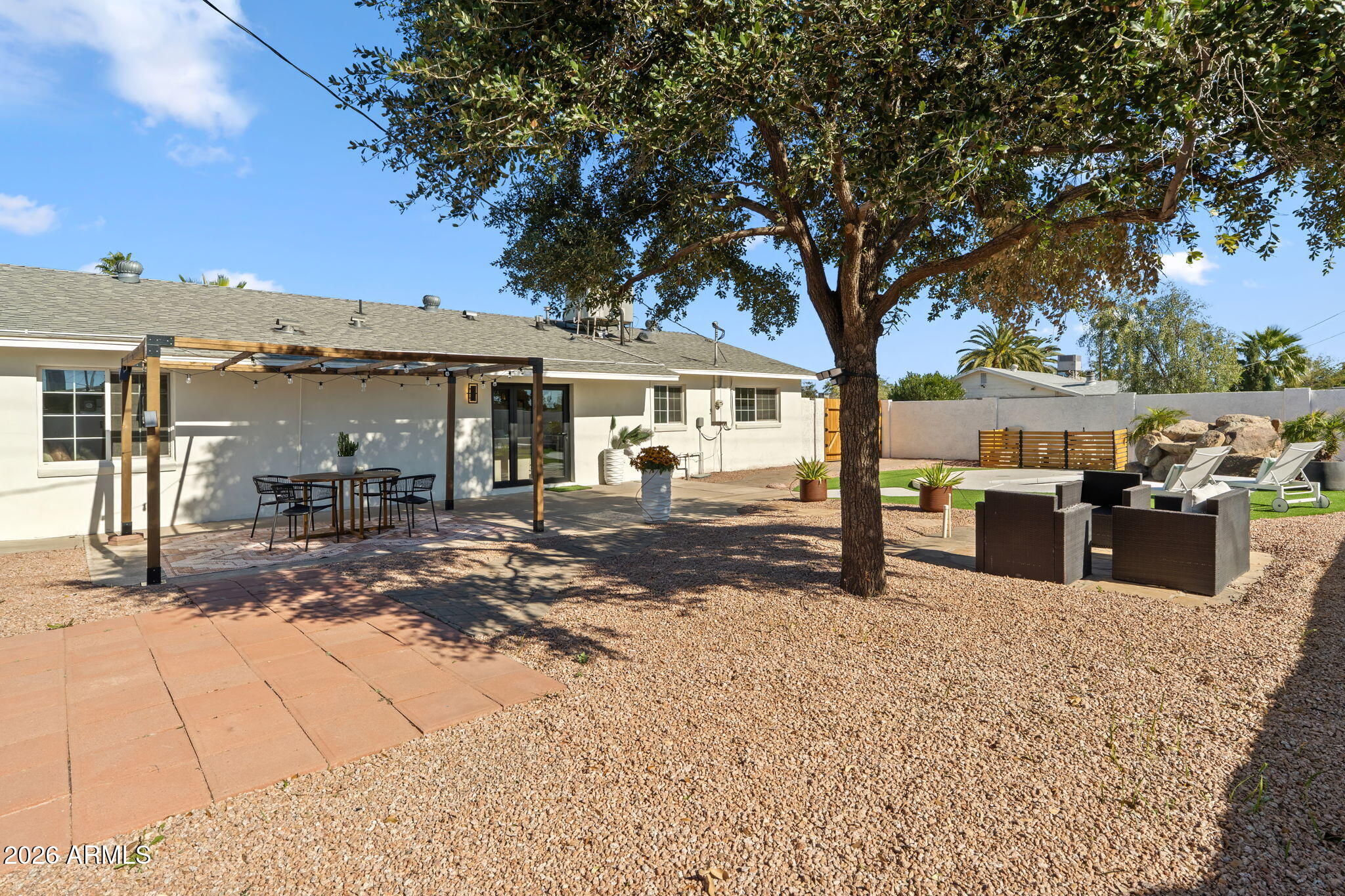 7255 East Coronado Road Scottsdale, AZ 85257 - Photo 50 of 55 a view of a house with backyard and sitting area