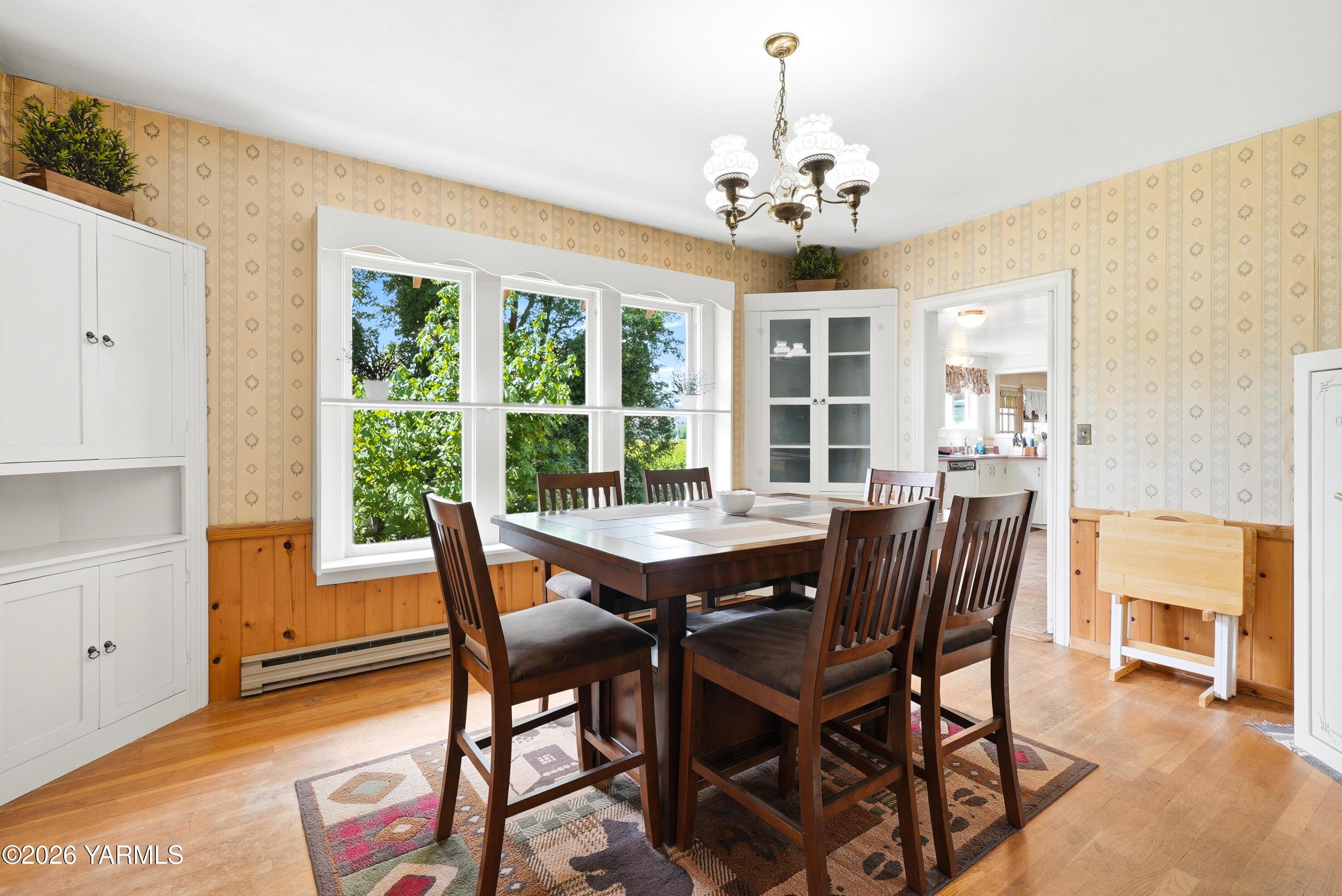 690 North Gleed Road Naches, WA 98937 - Photo 8 of 60 a view of a dining room with furniture window and outside view