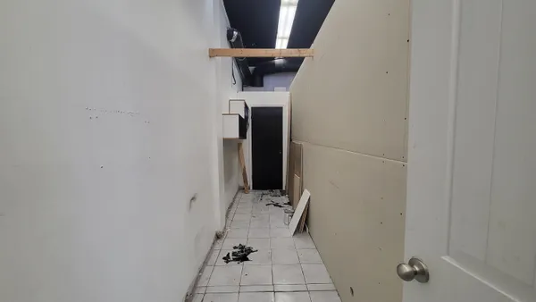 a view of a storage & utility room