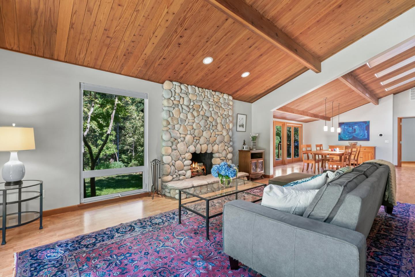 111 Carter Road Santa Cruz, CA 95060 - Photo 11 of 64 a living room with furniture and a large window