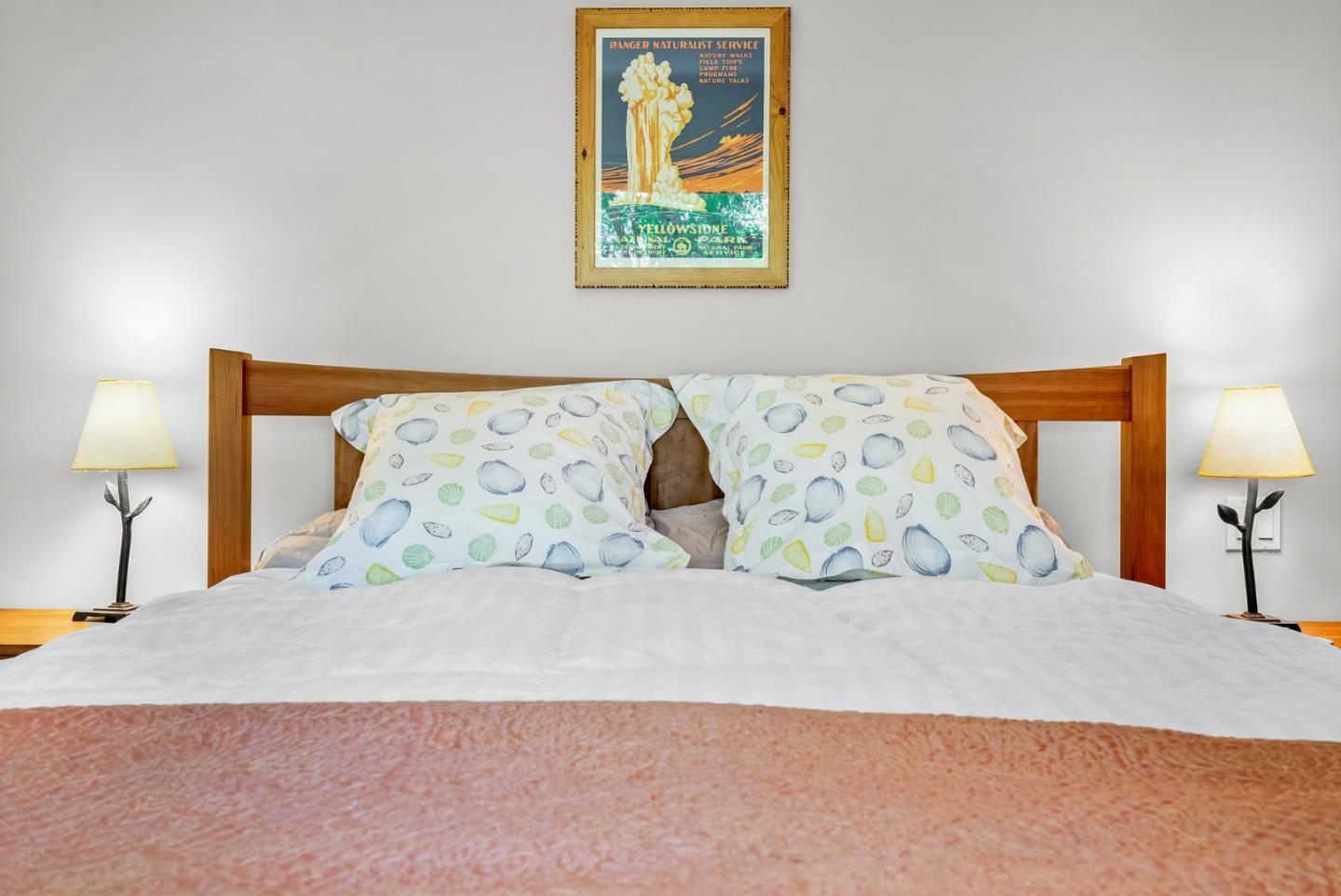 111 Carter Road Santa Cruz, CA 95060 - Photo 25 of 64 a bedroom with a bed and painting on the wall