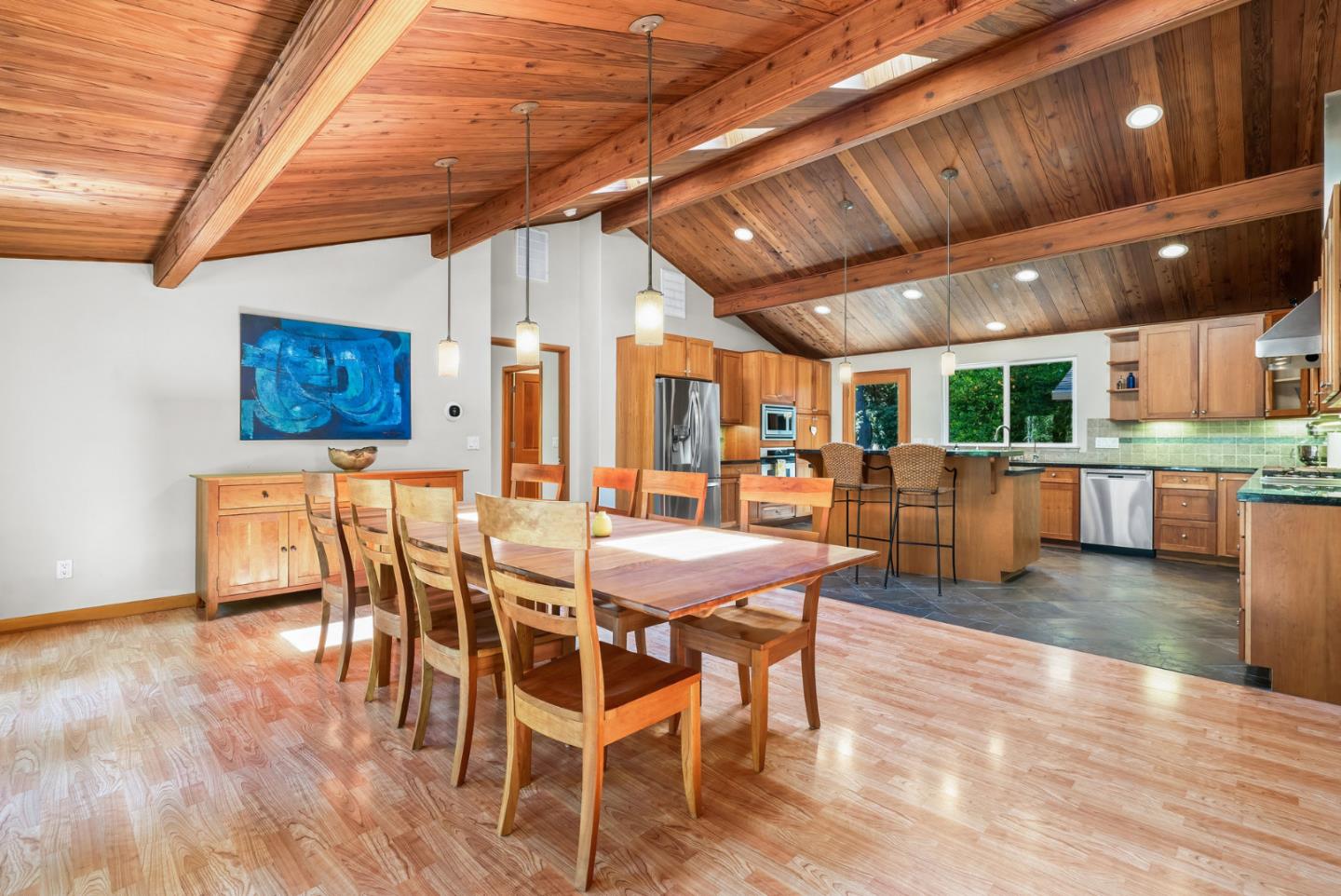 111 Carter Road Santa Cruz, CA 95060 - Photo 3 of 64 a view of a dining room with furniture window and wooden floor