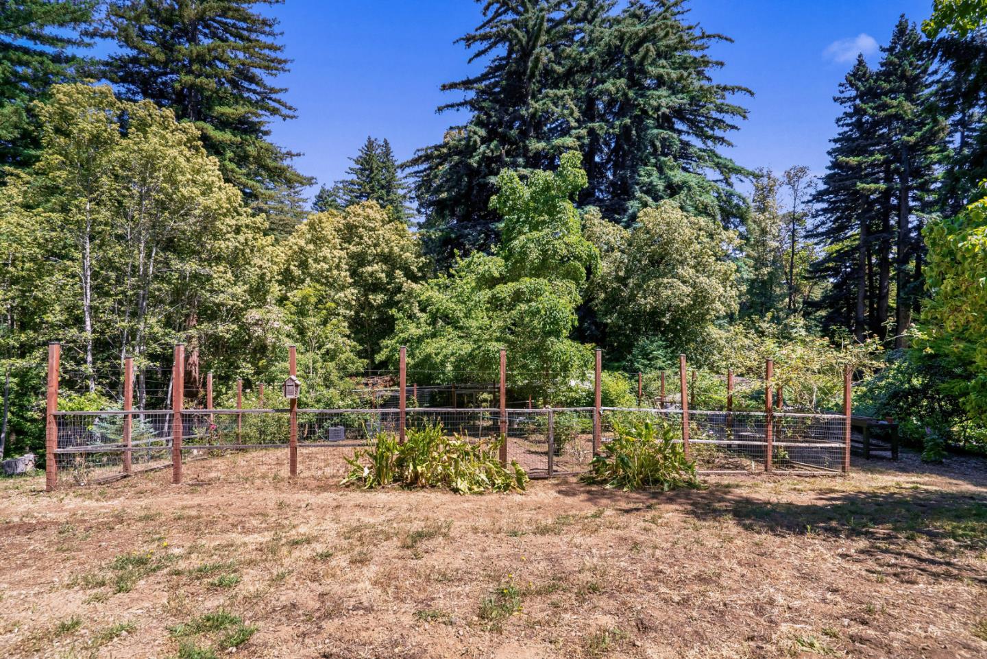 111 Carter Road Santa Cruz, CA 95060 - Photo 48 of 64 a view of a backyard with wooden fence